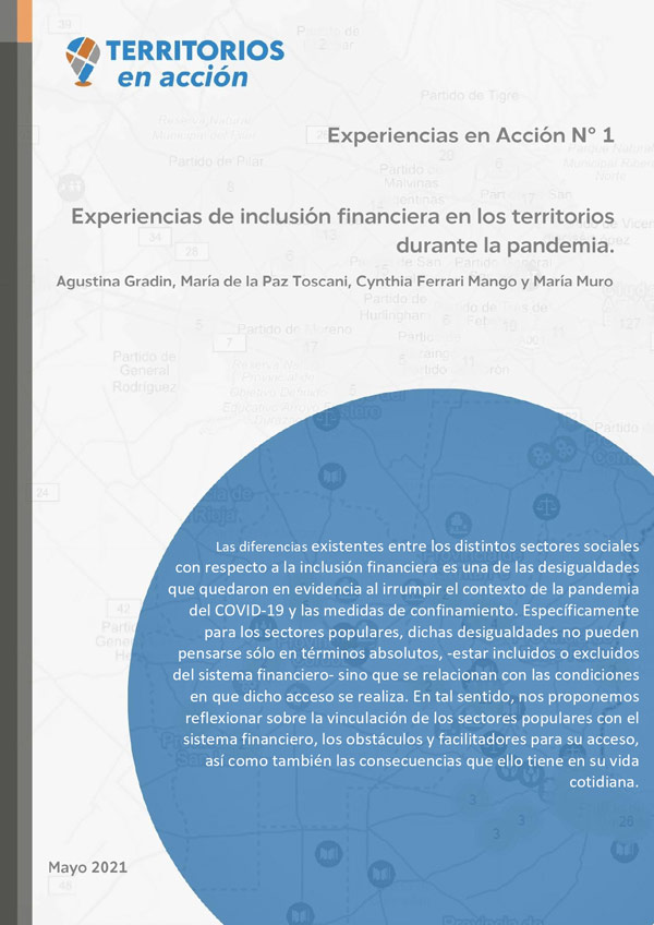 Primer informe cualitativo sobre experiencias de inclusión financiera en los territorios durante la pandemia